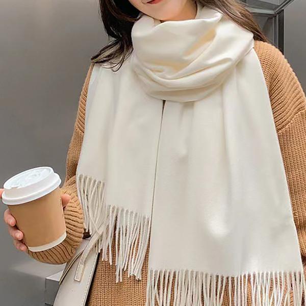 POIPOI 목도리 리쉬 캐시미어 데일리 롱 와이드 남녀공용 소프트 숄 머플러