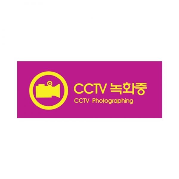 CCTV녹화중 컬러 50x120mm] 9022