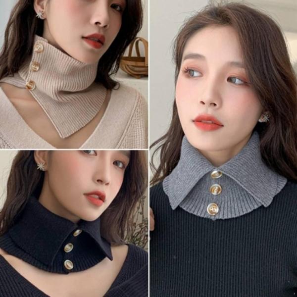 2ps 스칼렛넥 워머 2way 버튼업 단추넥 목폴라 목토시 머플러