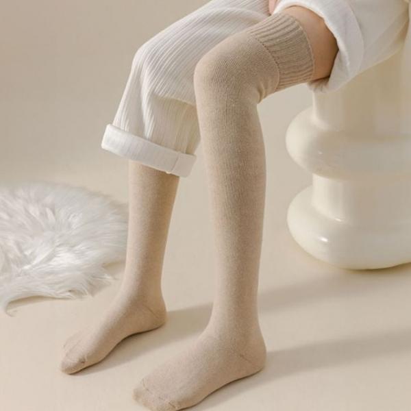 털 겨울 따뜻한 학생 교복 오버니삭스 무릎 롱 양말
