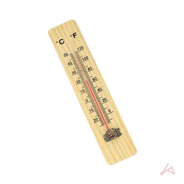 원목 온도계 (화씨＋섭씨)