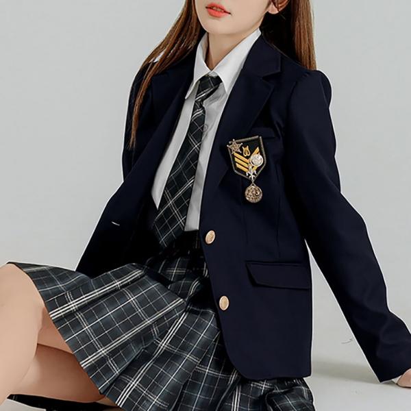 여자 교복 자켓 단품(네이비)