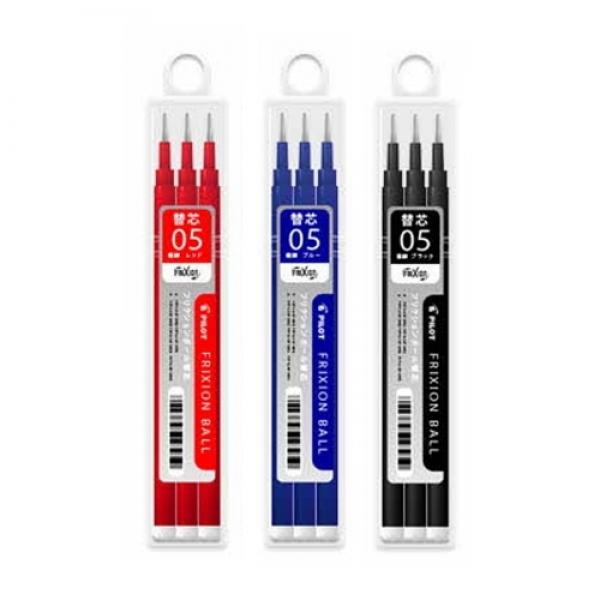 파이롯트 프릭션볼 단색 리필 0.5mm LFBKRF30EF3 R 적색