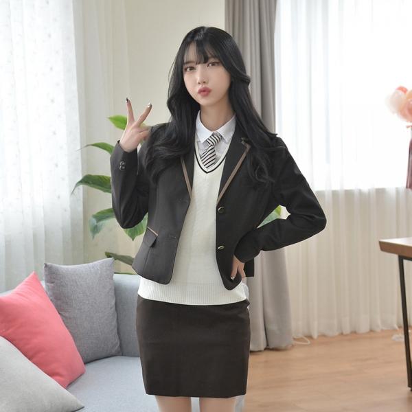 교복몰 브라운 자켓(여자) 교복자켓