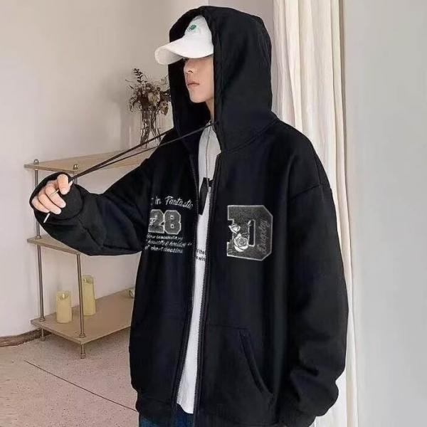 베이직 아이템 패션 후드 집업 공용 간절기 아우터