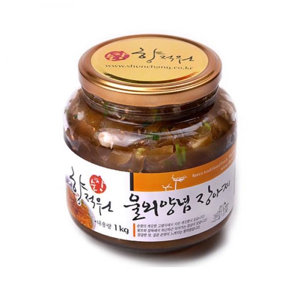 울외양념 장아찌(1kg유리병)