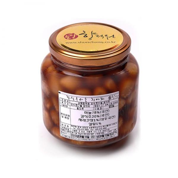 감식초마늘 장아찌(900g유리병)