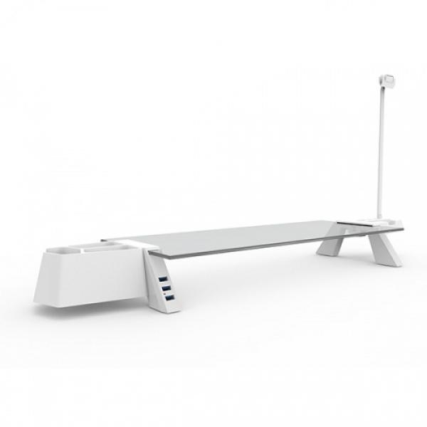 천하 스마트독 브릿지 USB 3.0 S324 화이트/투명 / 814*210*80mm