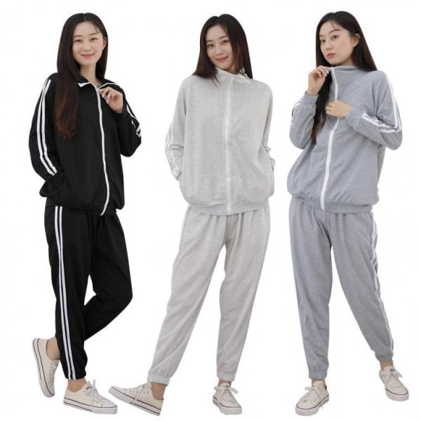 2선 집업 상하 세트 밴딩 학생 트레이닝복 운동복 데일리 츄리닝 조거 팬츠 가을 간절기