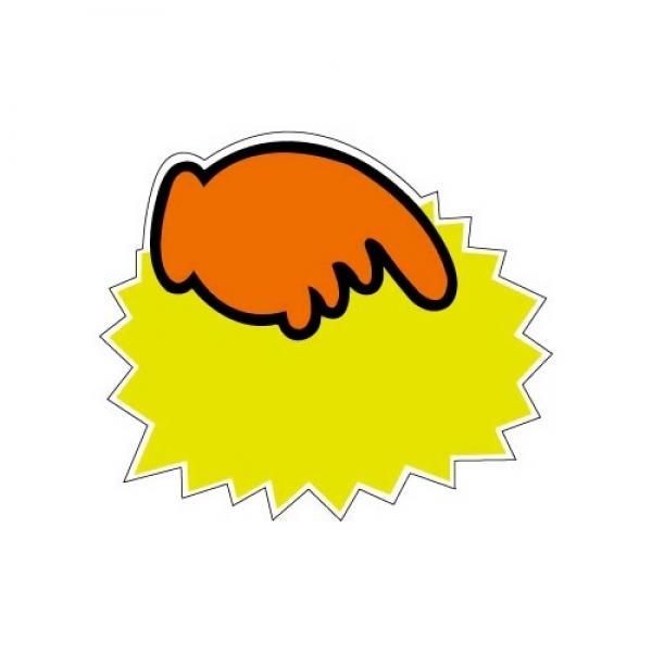 세모네모 안내판 POP카드 PC9030톱니손