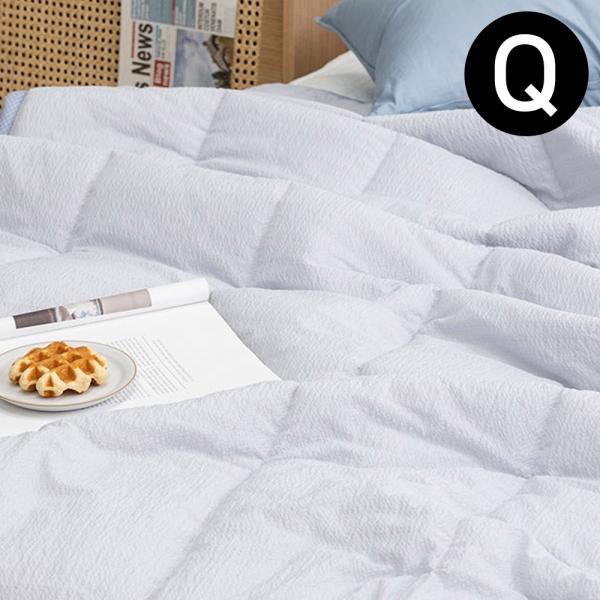 해피니 아이싱 스노우리플 여름 간절기 이불 퀸 Q (그레이)
