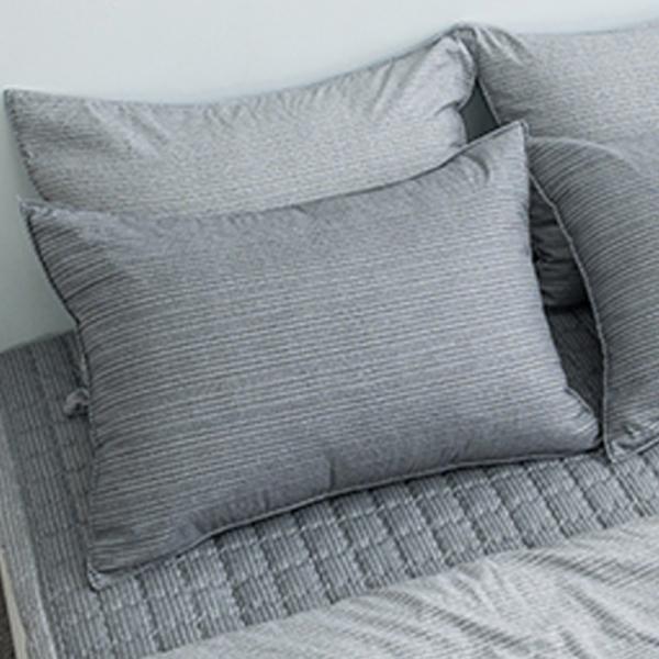 해피니 솔트 소프트마이크로 간절기 베개커버 50x70cm (그레이) (베개솜 별매)