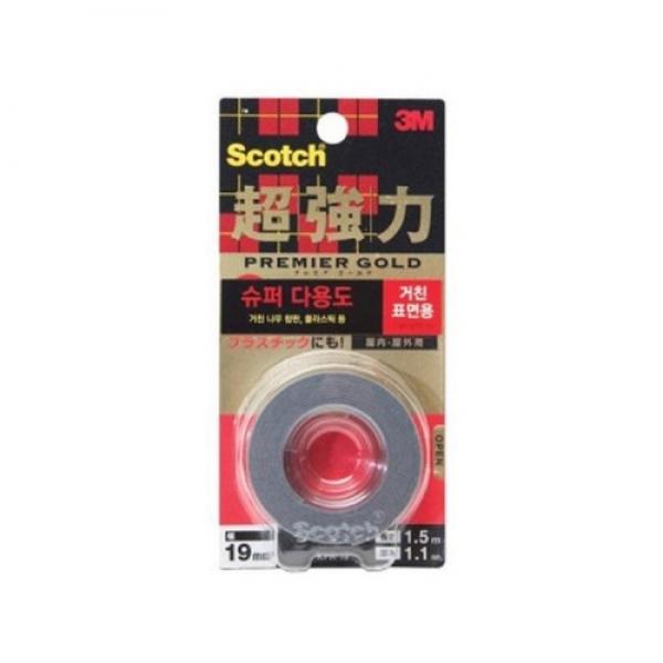 3M 초강력 폼양면테이프 KPR-19 슈퍼다용도 거친표면용 / 19mm*1.5M