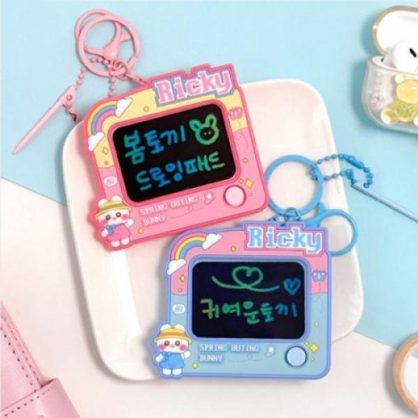 봄토끼드로잉패드키링 [랜덤]