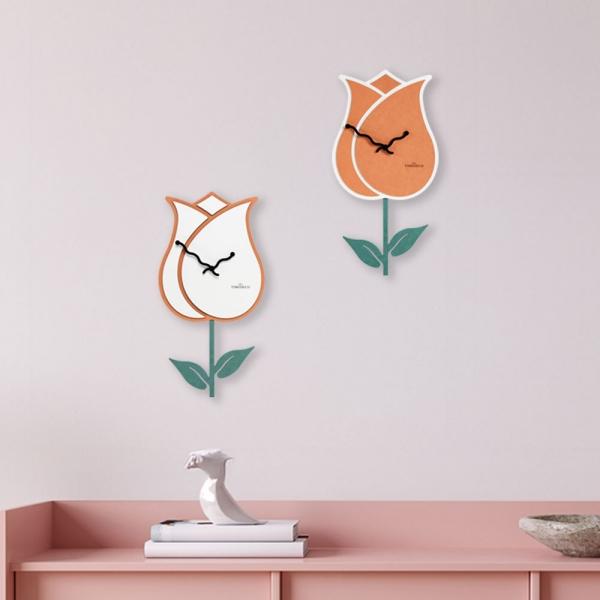 봄이 만드는 작품 망고 튤립 인테리어 벽시계