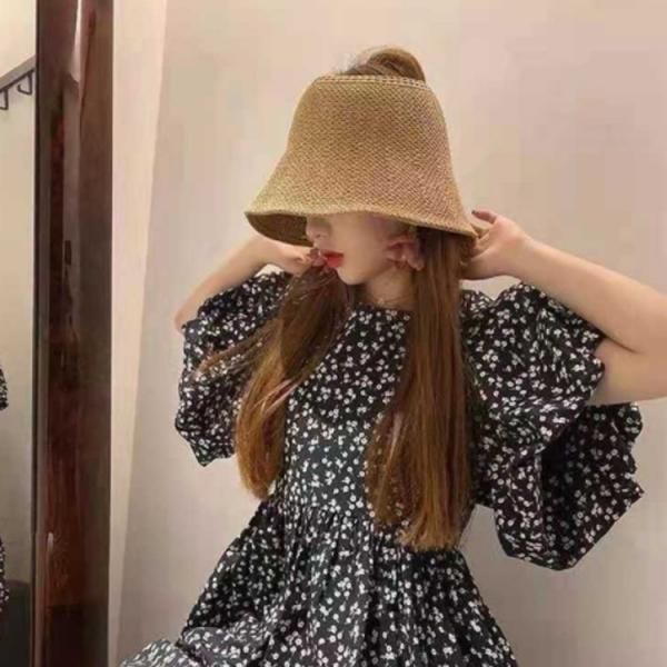 스퀘어매듭 버킷햇   챙모자 보넷모자 보닛모자 봄 여름 가을 벙거지모자 밀짚모자 왕골모자 라피아햇