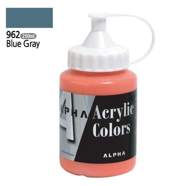 알파 미디엄바디/실버 아크릴물감Ⅰ 250mL 962 블루그레이