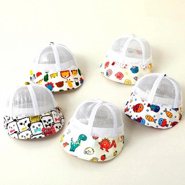 유아 아동 어린이 애니멀메쉬캡 벙거지 모자 봄 여름 가을 새싹벙거지 매쉬 귀여운모자