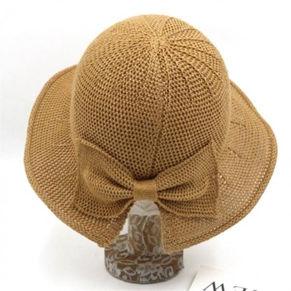 유아 아동 어린이 뒷리본트임 벙거지형 니트 모자 봄 여름 가을 자외선차단 귀여운모자