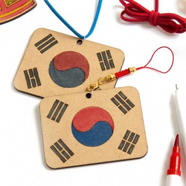 우드팬시 태극기만들기 미술재료