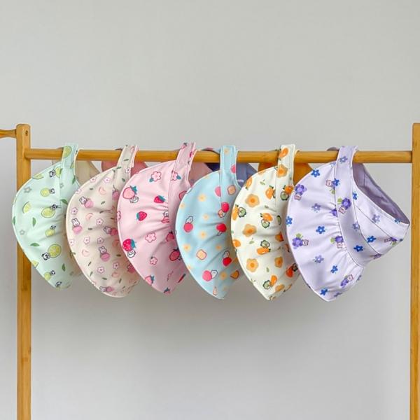 유아 아동 어린이 동물나라돌돌이 벙거지 모자 봄 여름 가을 새싹벙거지 매쉬 귀여운모자