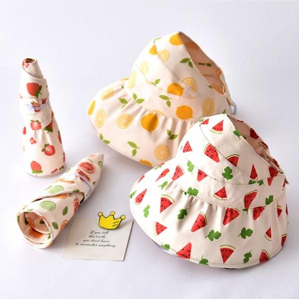 봄 여름 가을 아동모자 후르츠돌돌이 썬캡