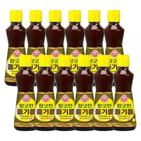 향긋한 들기름 160ml 12개