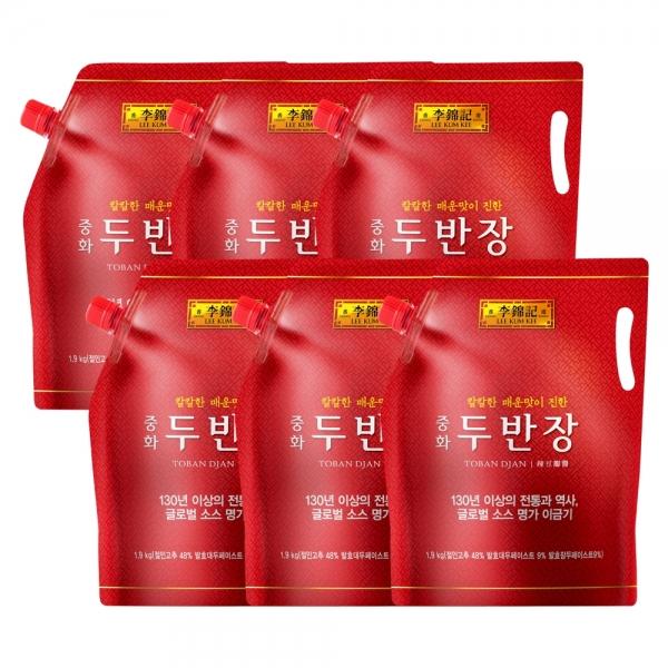 이금기 중화두반장(스파우트) 1.9KG 6개