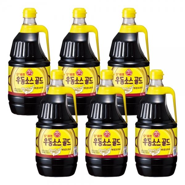 오쉐프 우동소스골드 2.1KG 6개