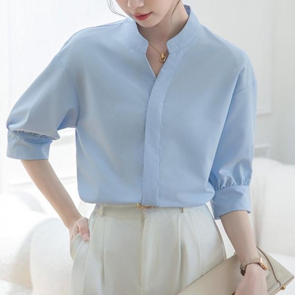 G126909 차아나카라 7부 블라우스 셔츠 남방