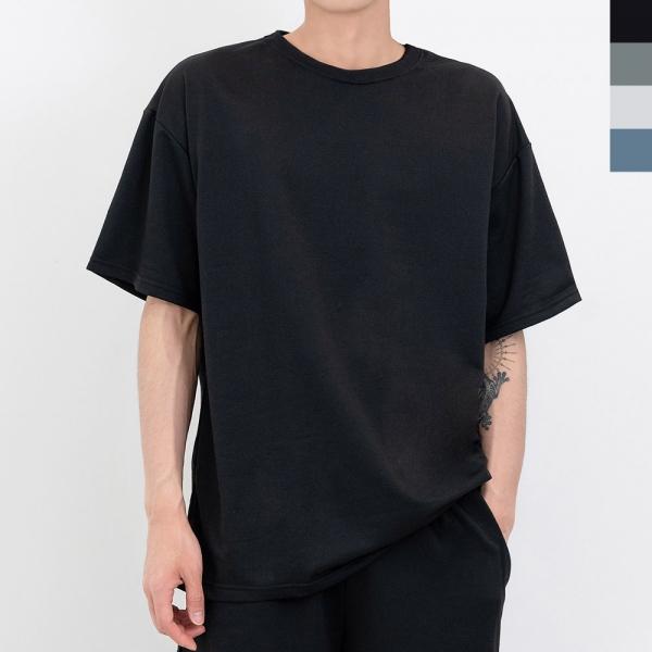 GQQ M680 남자오버핏반팔티