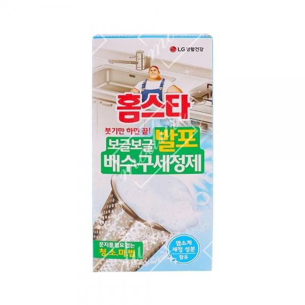 홈스타 발포 배수구세정제 3포 거품형태