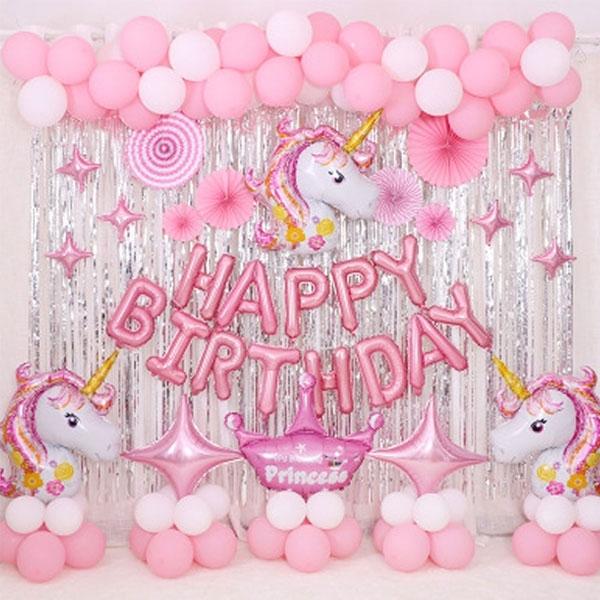 생일 축하 파티 꾸미기 풍선 세트