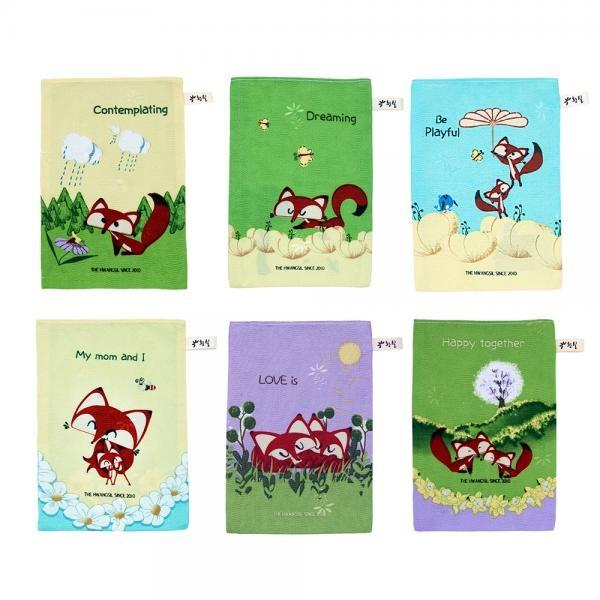 황실타올 인견때타올 Red Fox 프리미엄 사각타올 2p 세트