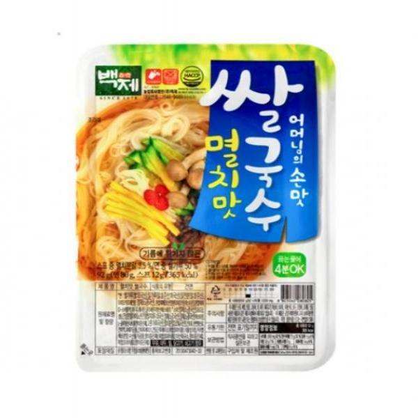 백제쌀국수멸치맛92g