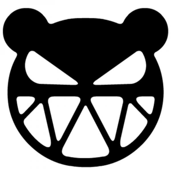 A'K! KUMA 악! 쿠마 스티커 (낱개 1개)   차량 데칼 반사스티커