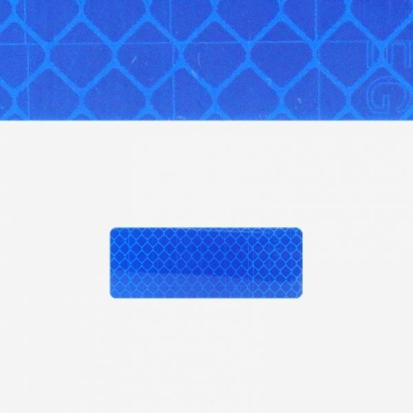 반사리플렉터 스티커 미니직사각 블루 10개 1세트
