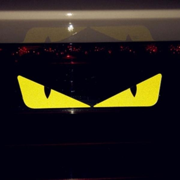 CAT EYE 냥이눈 스티커 (좌우 1세트)   차량 데칼 반사스티커