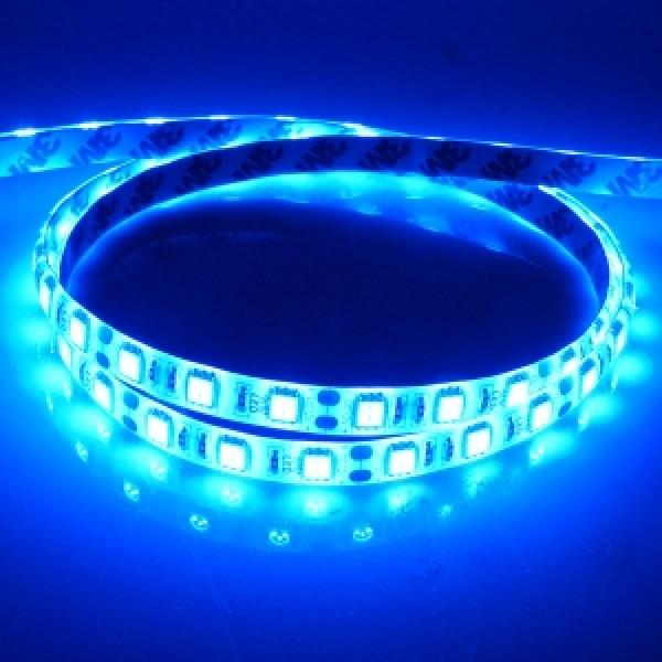 24V용 고급형(밝기향상) 5050 3칩 LED바 블루LED - 5M(롤)