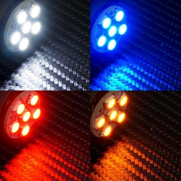 [전구타입] 12V-24V 5050 3칩 6발 시그널 전구(1개)