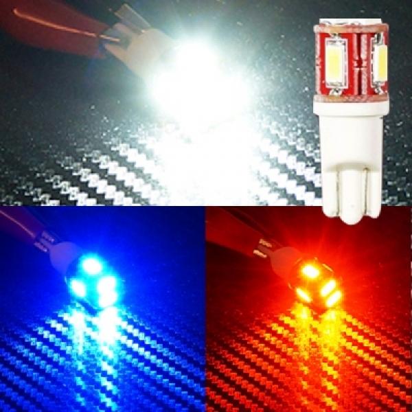 [T10타입] 12V-24V 5730 6발(국산) LED전구