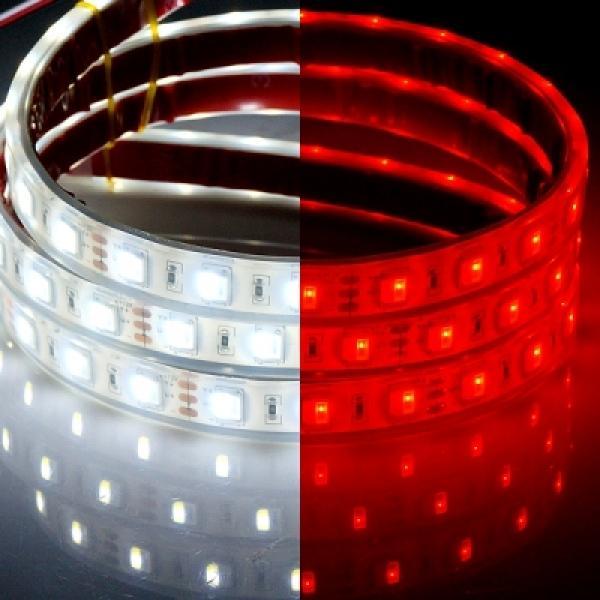 24V용 버전2 2WAY LED바(화이트-레드LED) 30cm-5M까지 길이선택가능 + 모듈포함