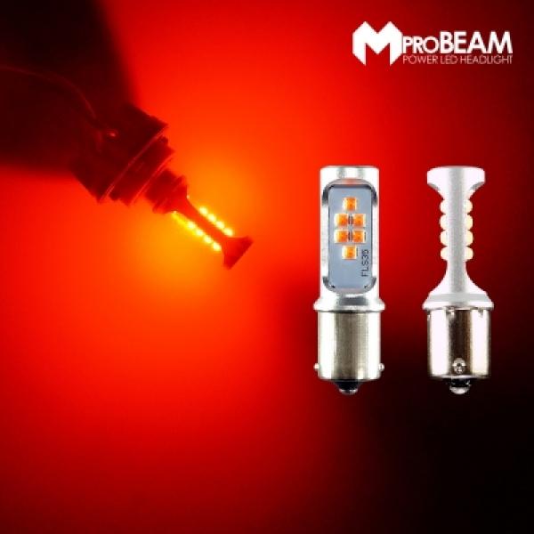 12V-24V겸용  양면 싱글 더블전구 레드LED