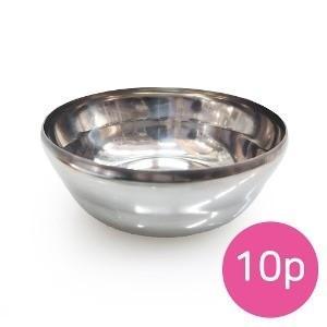 스텐대접 (중) 합뱅이 10P 0430-10/ 업소용 밥그릇 공기