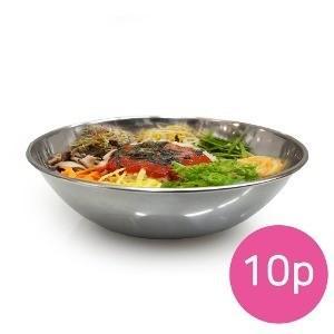 후지 비빔기(소)10p 0492-10/ 볼 업소용 그릇 면기 냉면 라면 스텐그릇
