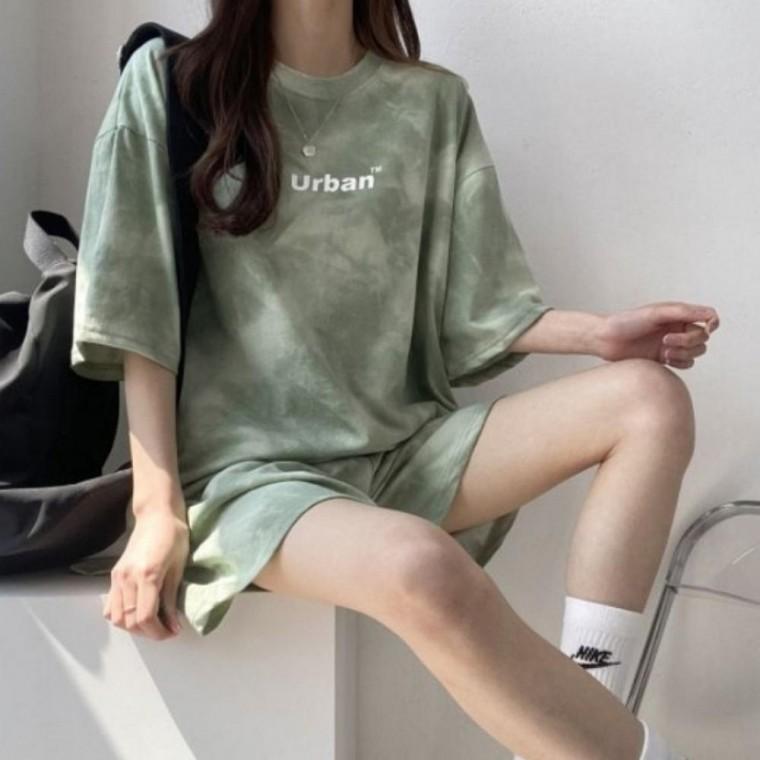 여성 여자 반팔 반바지 트레이닝 운동복 상하 세트 빅사이즈
