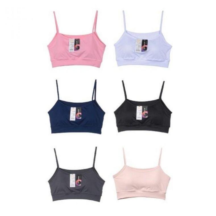 일자 탑브라 스판 xL 속옷 탈부착 패드