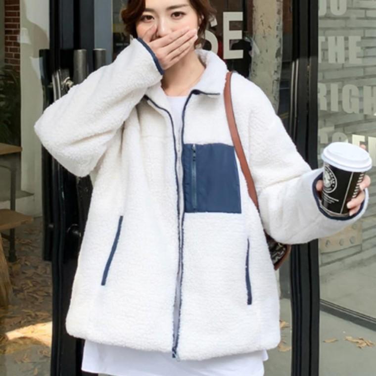 야상 귀여운 여자 나들이 롱 커플룩 편안한