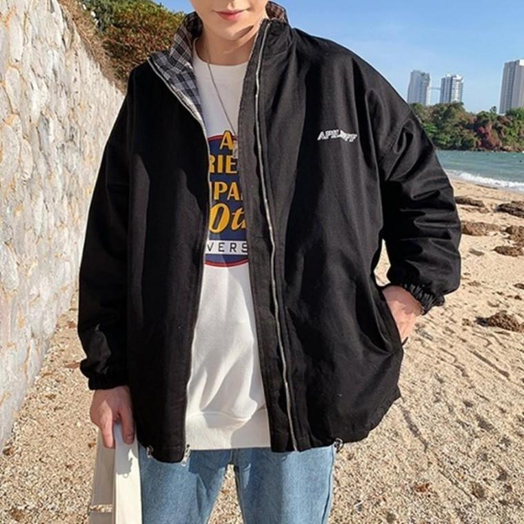 항공자켓 롱점퍼 오버핏 야상점퍼 야상 가을 블루종