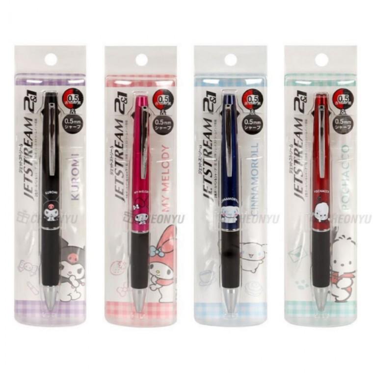 일러스트 멀티볼펜 2in1 유성볼펜 문구 (0.5mm)